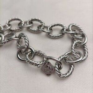 David Yurman Large 925 Silver Bracelet